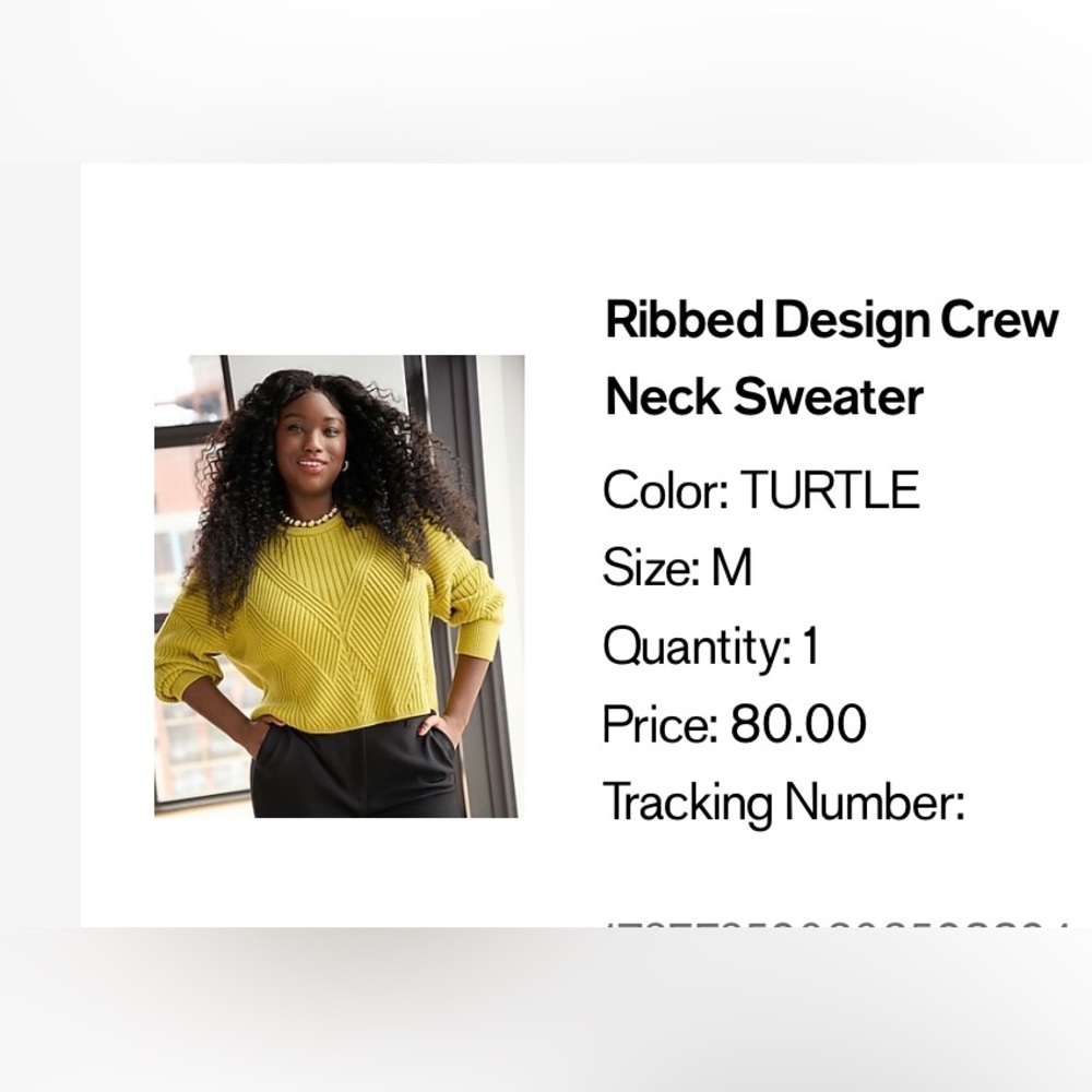 Express sweater